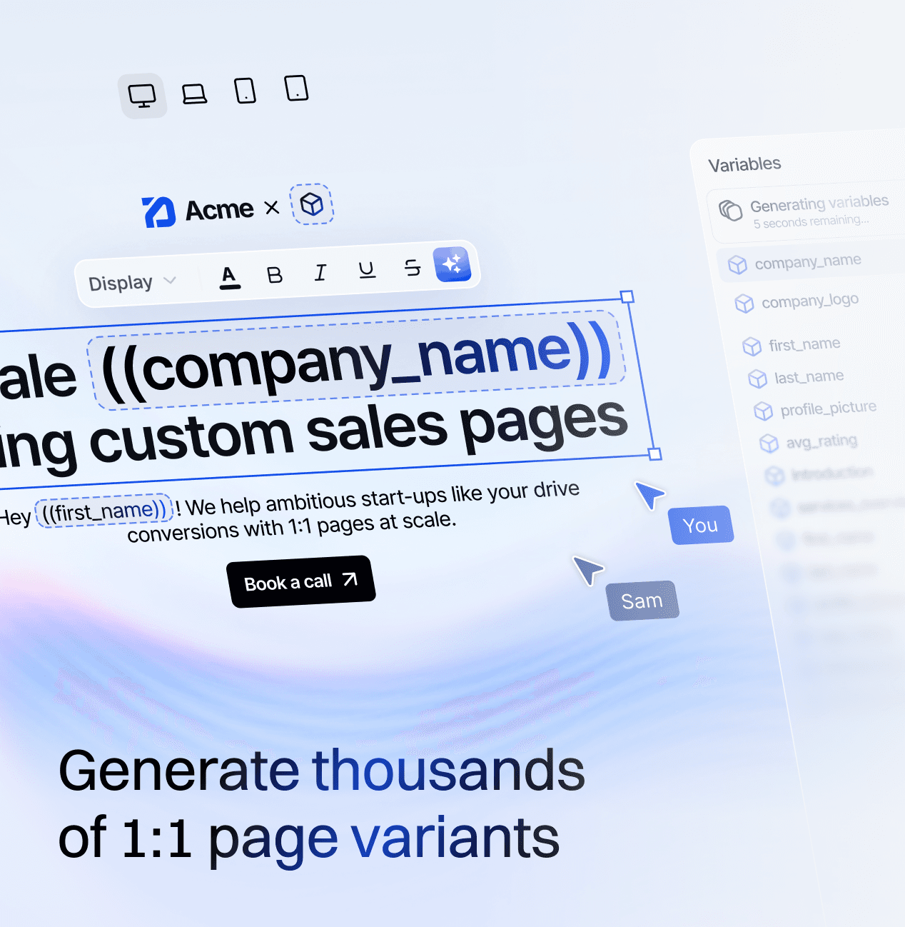Translating "made for you" into ProductHunt launch visuals